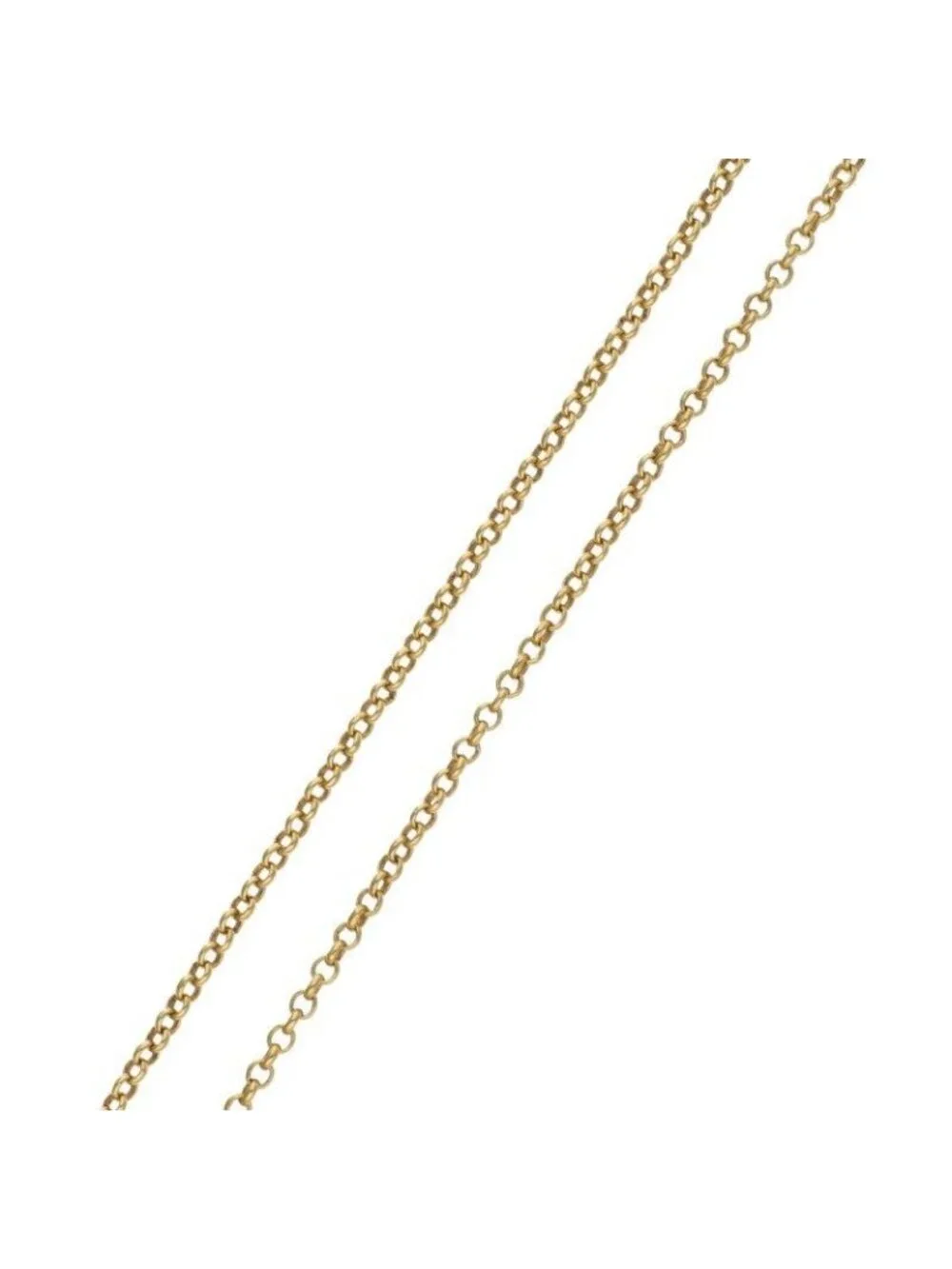 Chrome Hearts 22k Neckchain Roll Chain Gold Necklace